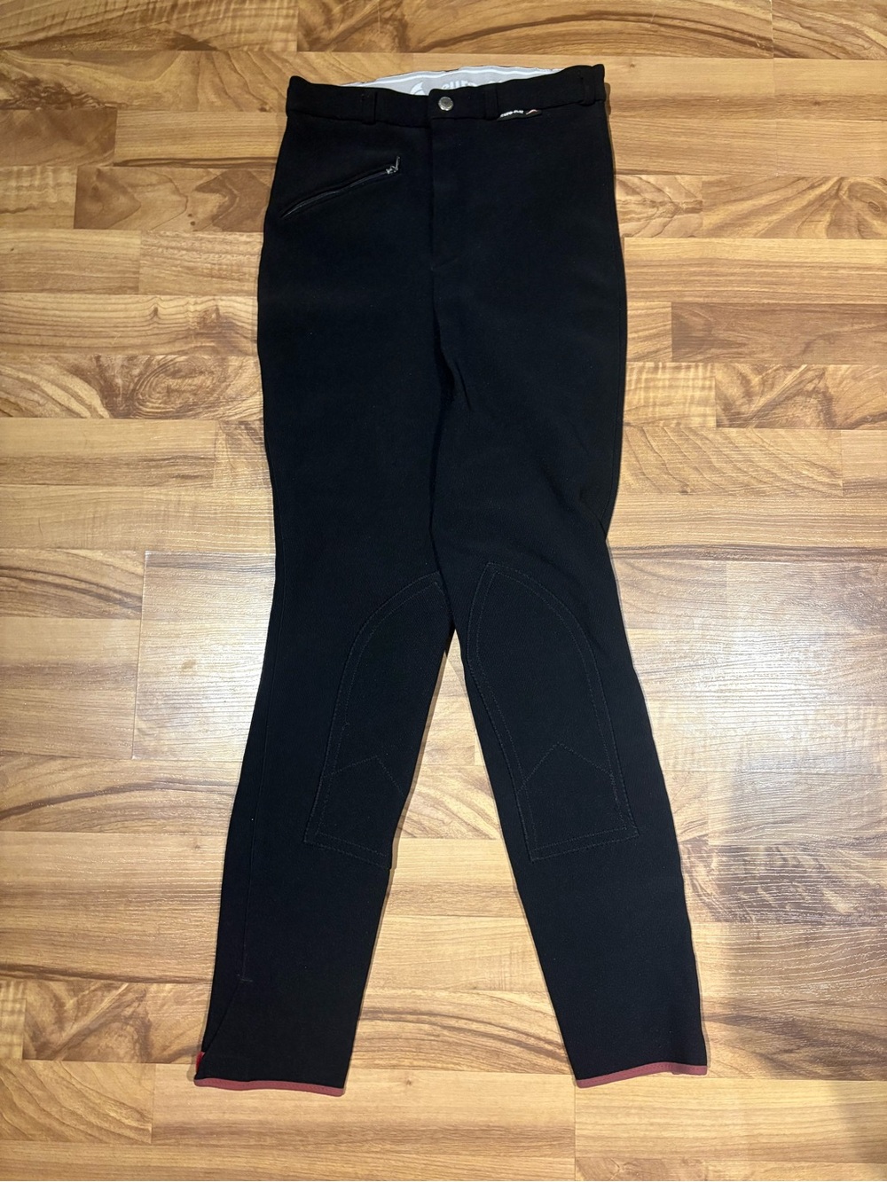 Euro-Star Riding Pant Breeches 84=30L Black Equestrian Horse English